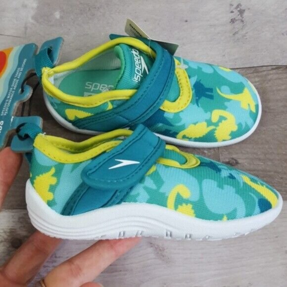 Speedo Toddler Little Kids S 5/6 Shore Explore Water Shoes Dino Print - Picture 4 of 6